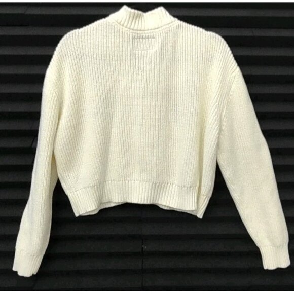 Jim Benton Broken Promises It's Happy Bunny “Let’s Focus On Me” Crop Cardigan L - Picture 4 of 13